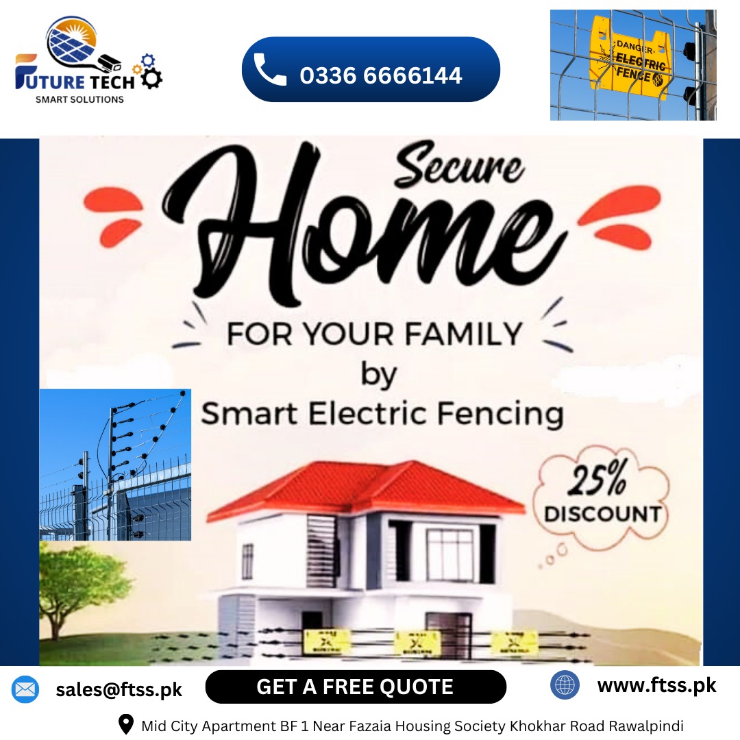 Electric Fence — Gulraiz Housing Society Phase 6